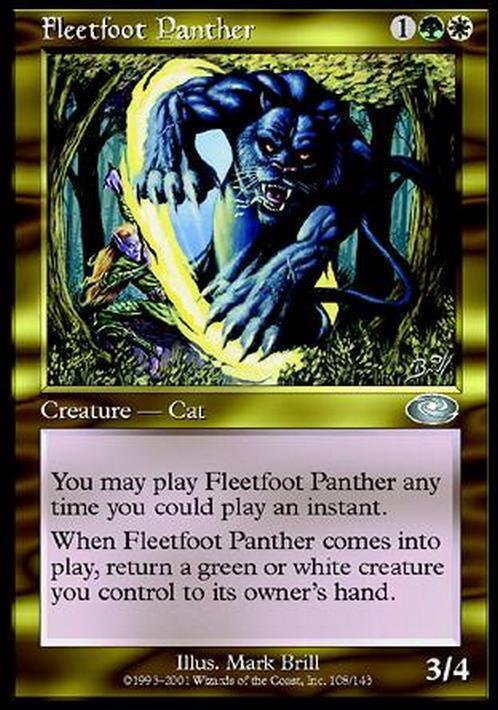 Fleetfoot Panther ~ Planeshift [ Excellent ] [ Magic MTG ] - London Magic Traders Limited