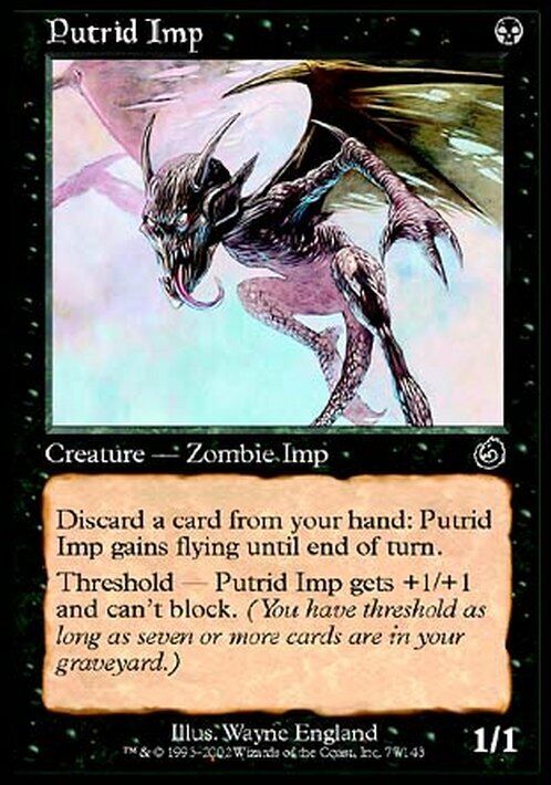 Putrid Imp ~ Torment [ Excellent ] [ Magic MTG ] - London Magic Traders Limited