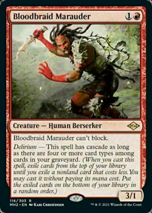 Bloodbraid Marauder ~ Modern Horizons 2 [ NearMint ] [ Magic MTG ] - London Magic Traders Limited