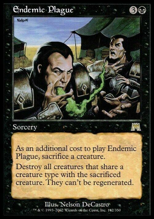 Endemic Plague ~ Onslaught [ Excellent ] [ Magic MTG ] - London Magic Traders Limited