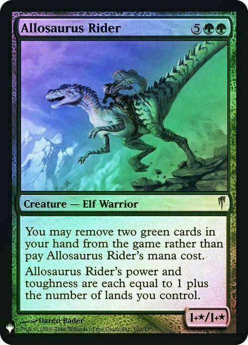 FOIL Allosaurus Rider ~ Mystery Booster [ NearMint ] [ Magic MTG ] - London Magic Traders Limited