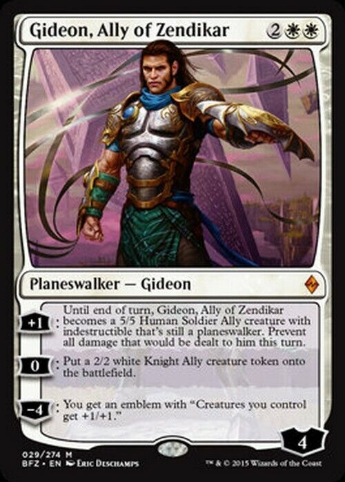 Gideon, Ally of Zendikar ~ Battle for Zendikar [ Excellent ] [ Magic MTG ]
