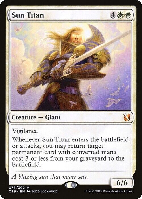 Sun Titan ~ Commander 2019 [ NearMint ] [ Magic MTG ] - London Magic Traders Limited