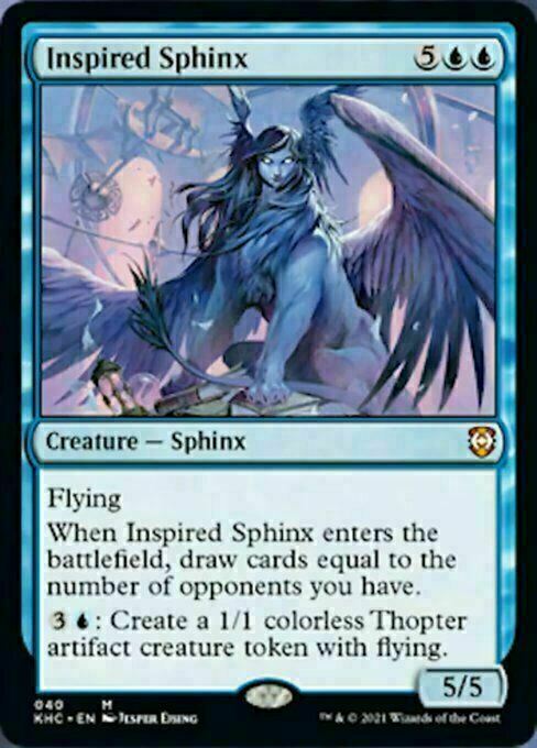 Inspired Sphinx ~ Commander: Kaldheim [ NearMint ] [ Magic MTG ]
