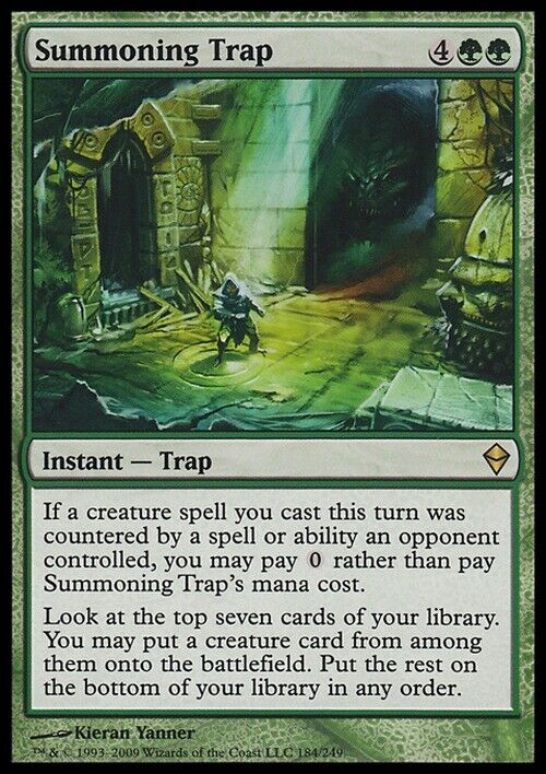 Summoning Trap ~ Zendikar [ Excellent ] [ Magic MTG ] - London Magic Traders Limited