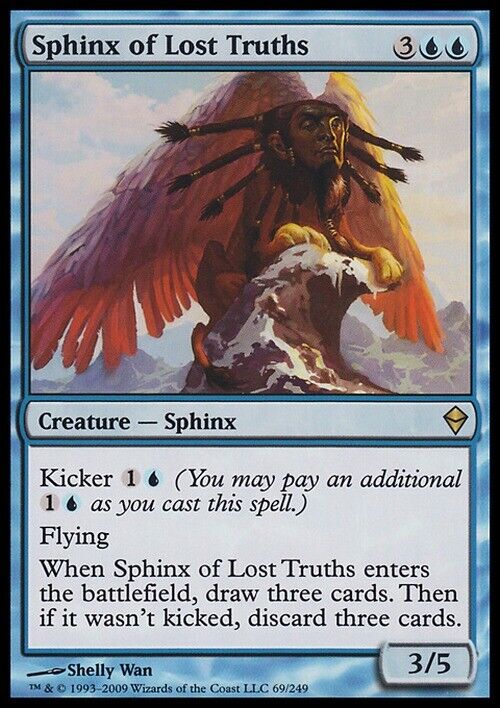 Sphinx of Lost Truths ~ Zendikar [ Excellent ] [ Magic MTG ] - London Magic Traders Limited