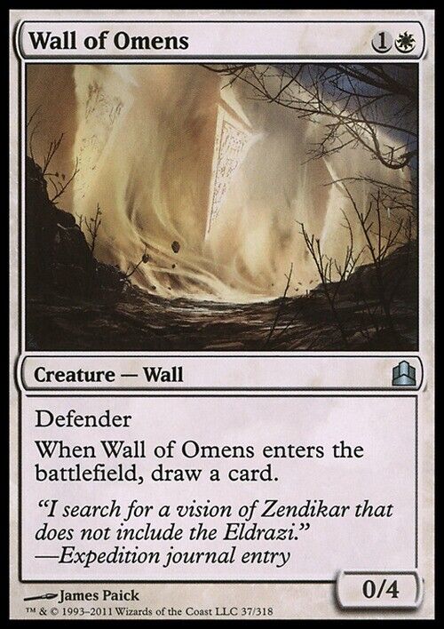 Wall of Omens ~ Commander 2011 [ Excellent ] [ Magic MTG ] - London Magic Traders Limited