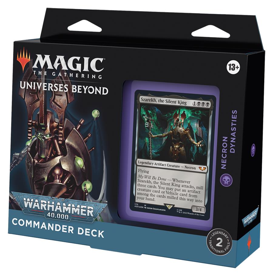 Necron Dynasties Deck ~ Commander: Warhammer 40,000 ~ MTG Sealed - London Magic Traders Limited