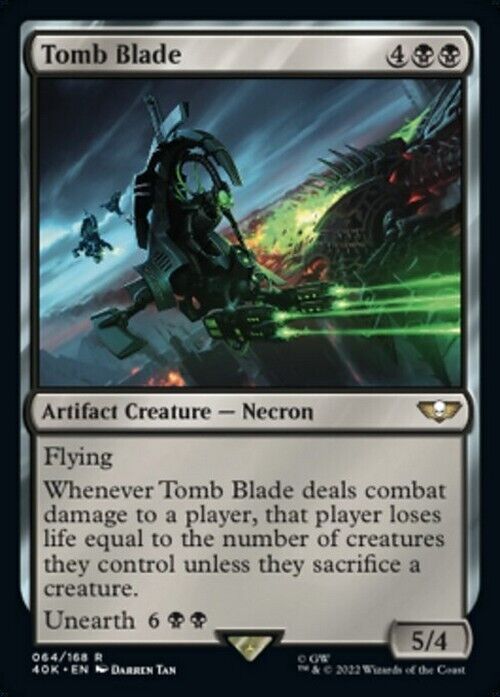 Tomb Blade ~ Commander: Warhammer 40,000 [ NearMint ] [ Magic MTG ] - London Magic Traders Limited