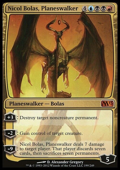 Nicol Bolas, Planeswalker ~ Magic 2013 [ NearMint ] [ Magic MTG ] - London Magic Traders Limited