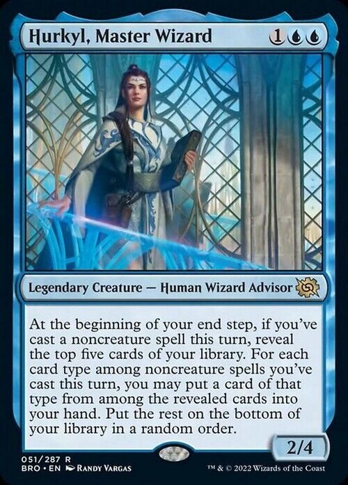Hurkyl, Master Wizard ~ The Brothers' War [ NearMint ] [ Magic MTG ] - London Magic Traders Limited