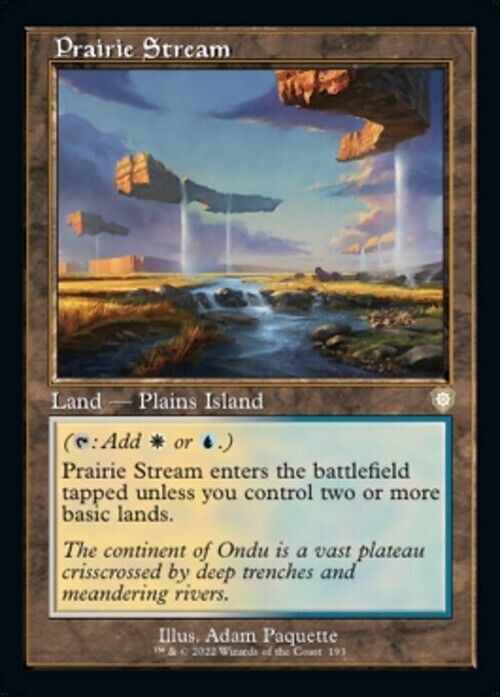 Prairie Stream ~ Commander: The Brothers' War [ NearMint ] [ Magic MTG ]