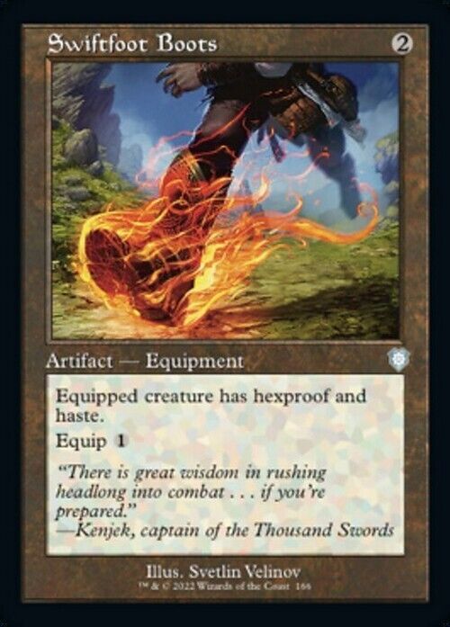 Swiftfoot Boots ~ Commander: The Brothers' War [ NearMint ] [ Magic MTG ] - London Magic Traders Limited