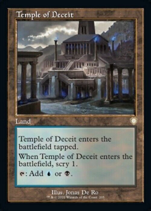 Temple of Deceit ~ Commander: The Brothers' War [ NearMint ] [ Magic MTG ] - London Magic Traders Limited