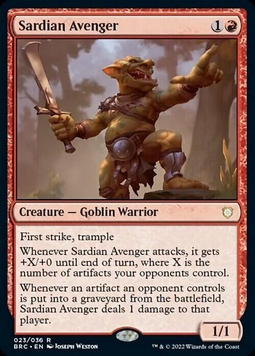 Sardian Avenger ~ Commander: The Brothers' War [ NearMint ] [ Magic MTG ] - London Magic Traders Limited