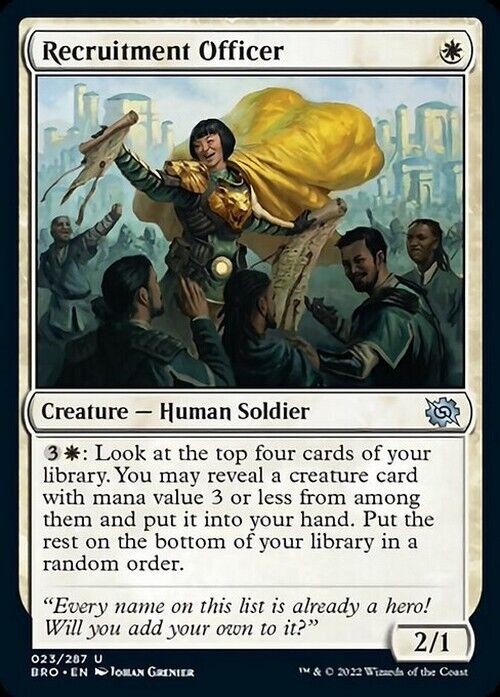 Recruitment Officer ~ The Brothers' War [ NearMint ] [ Magic MTG ] - London Magic Traders Limited