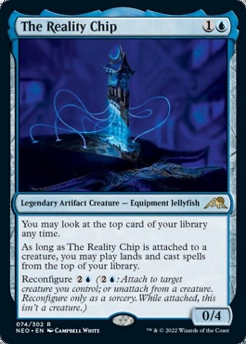 The Reality Chip ~ Kamigawa: Neon Dynasty [ NearMint ] [ Magic MTG ] - London Magic Traders Limited