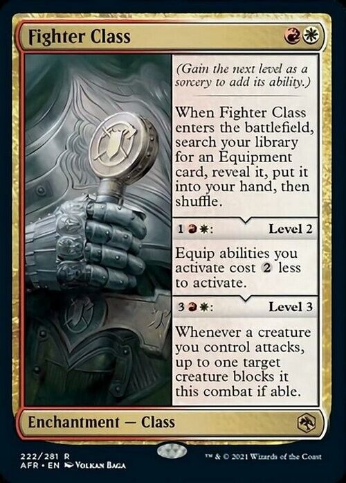 Fighter Class ~ Adventures in the Forgotten Realms [ NearMint ] [ MTG ] - London Magic Traders Limited