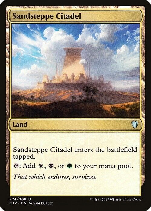Sandsteppe Citadel ~ Commander 2017 [ NearMint ] [ Magic MTG ] - London Magic Traders Limited