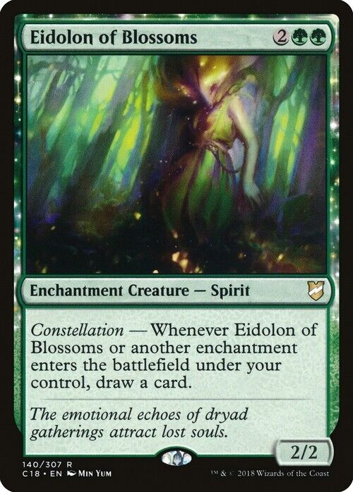 Eidolon of Blossoms ~ Commander 2018 [ NearMint ] [ Magic MTG ] - London Magic Traders Limited
