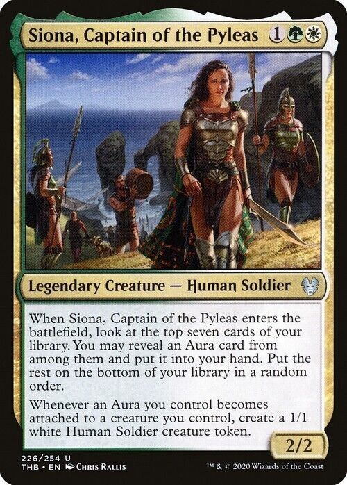 Siona, Captain of the Pyleas ~ Theros Beyond Death [ NearMint ] [ Magic MTG ] - London Magic Traders Limited