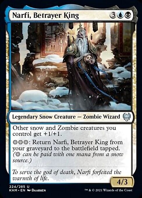 Narfi, Betrayer King ~ Kaldheim [ Excellent ] [ Magic MTG ] - London Magic Traders Limited