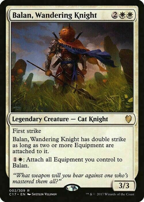 Balan, Wandering Knight ~ Commander 2017 [ NearMint ] [ MTG ] - London Magic Traders Limited