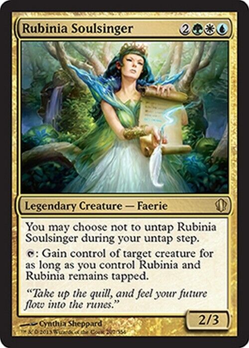 Rubinia Soulsinger ~ Commander 2013 [ Excellent ] [ Magic MTG ]