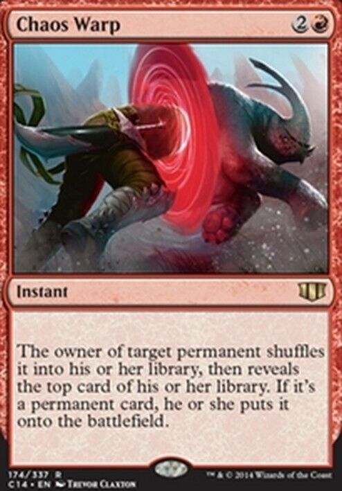 Chaos Warp ~ Commander 2014 [ Excellent ] [ Magic MTG ] - London Magic Traders Limited