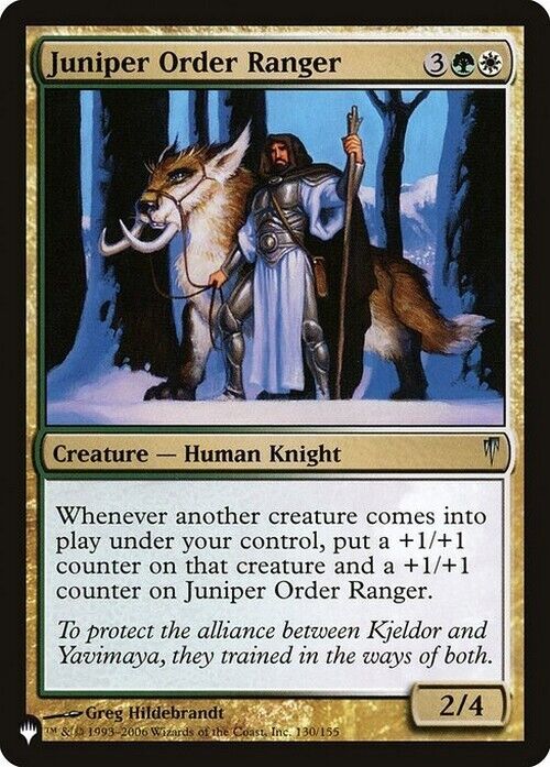 Juniper Order Ranger ~ The List [ NearMint ] [ Magic MTG ] - London Magic Traders Limited