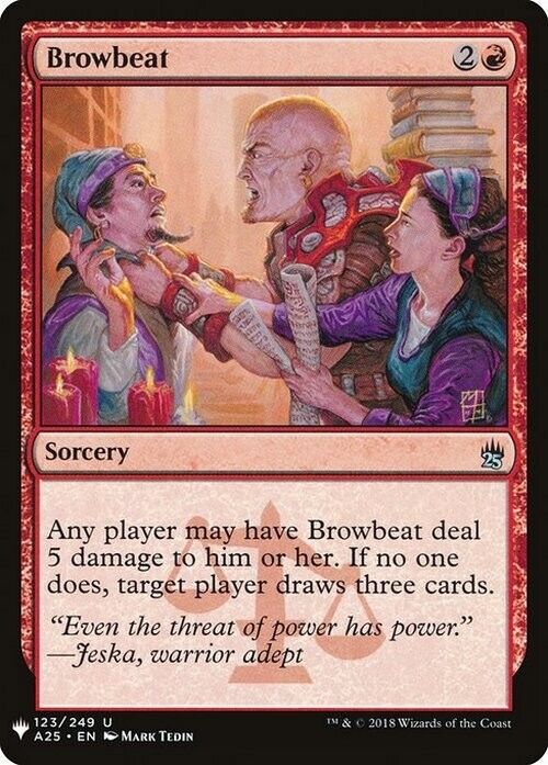 Browbeat ~ Mystery Booster [ NearMint ] [ Magic MTG ] - London Magic Traders Limited