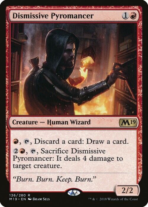 Dismissive Pyromancer ~ Core 2019 [ NearMint ] [ Magic MTG ] - London Magic Traders Limited