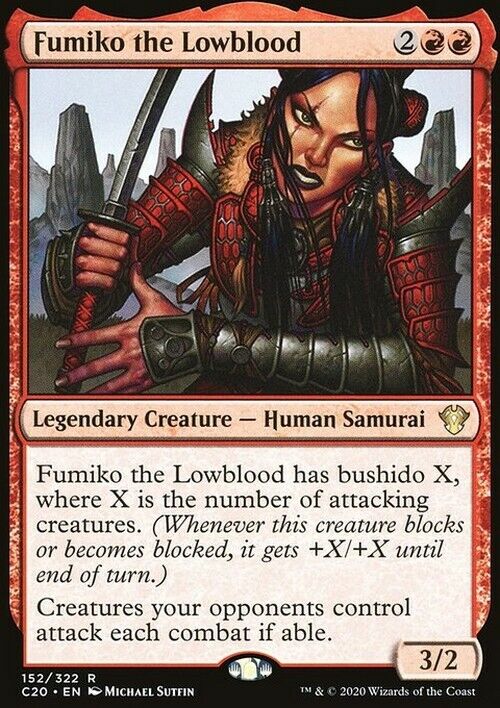 Fumiko the Lowblood ~ Commander: Ikoria [ Excellent ] [ Magic MTG ] - London Magic Traders Limited