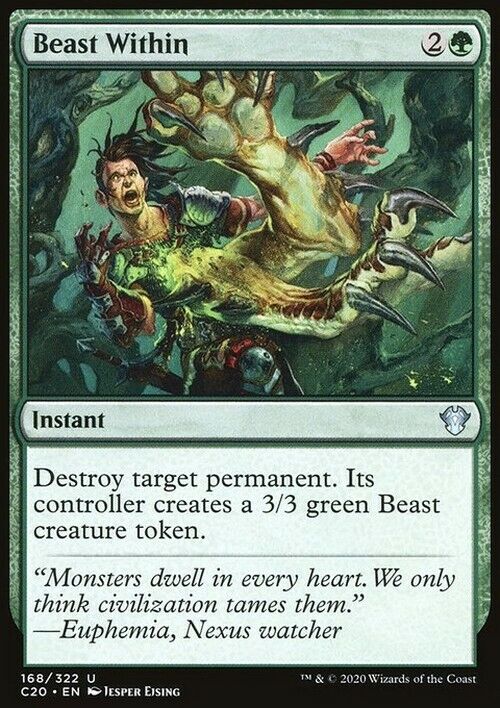 Beast Within ~ Commander: Ikoria [ NearMint ] [ Magic MTG ] - London Magic Traders Limited