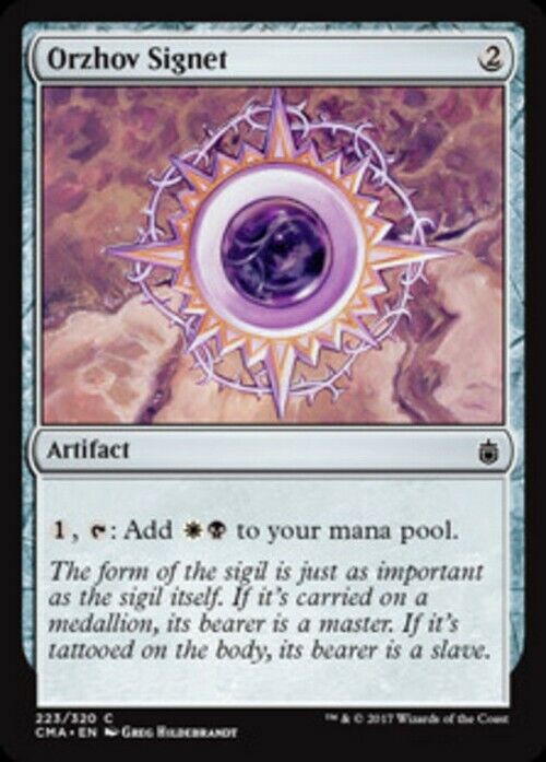 Orzhov Signet ~ Commander Anthology [ Excellent ] [ Magic MTG ] - London Magic Traders Limited