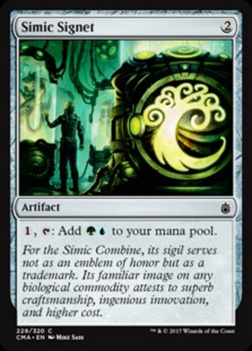 Simic Signet ~ Commander Anthology [ Excellent ] [ Magic MTG ] - London Magic Traders Limited