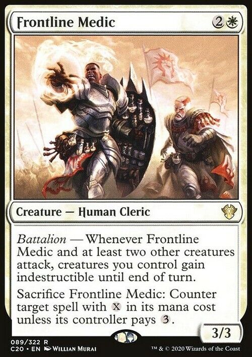 Frontline Medic ~ Commander: Ikoria [ Excellent ] [ Magic MTG ] - London Magic Traders Limited