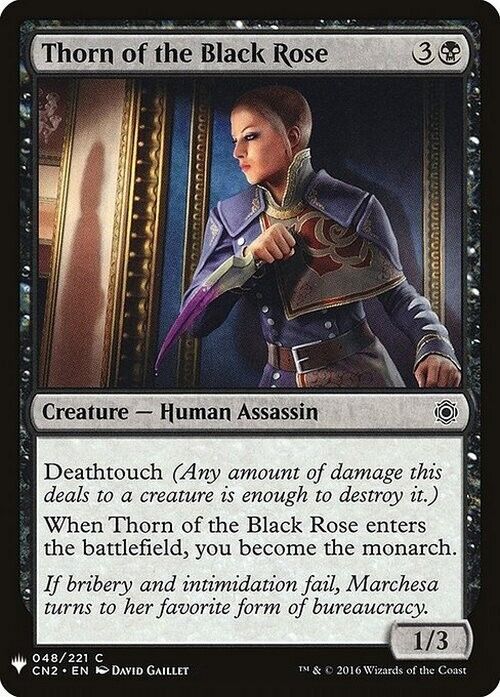 Thorn of the Black Rose ~ Mystery Booster [ NearMint ] [ Magic MTG ]