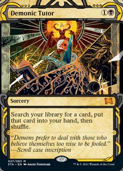 Demonic Tutor ~ Strixhaven: Mystical Archive [ NearMint ] [ Magic MTG ] - London Magic Traders Limited