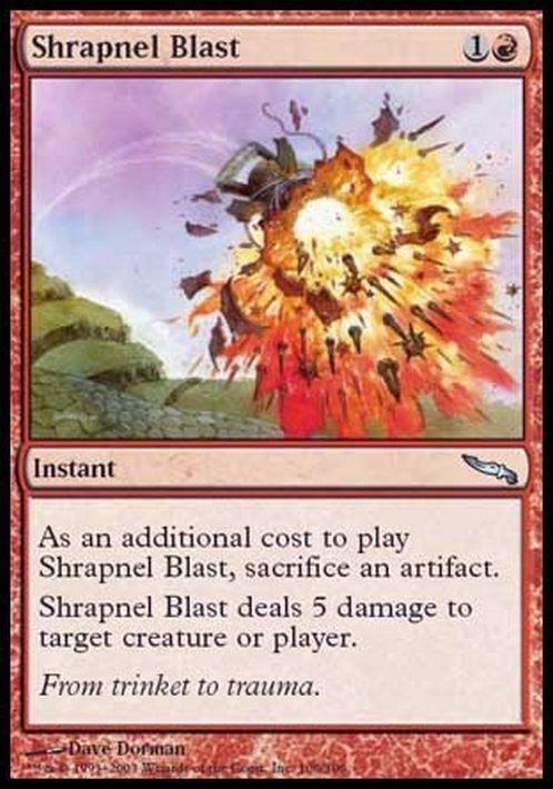 Shrapnel Blast ~ Mirrodin [ Excellent ] [ Magic MTG ] - London Magic Traders Limited