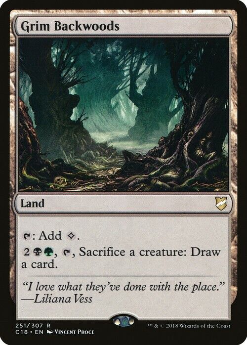 Grim Backwoods ~ Commander 2018 [ NearMint ] [ Magic MTG ] - London Magic Traders Limited