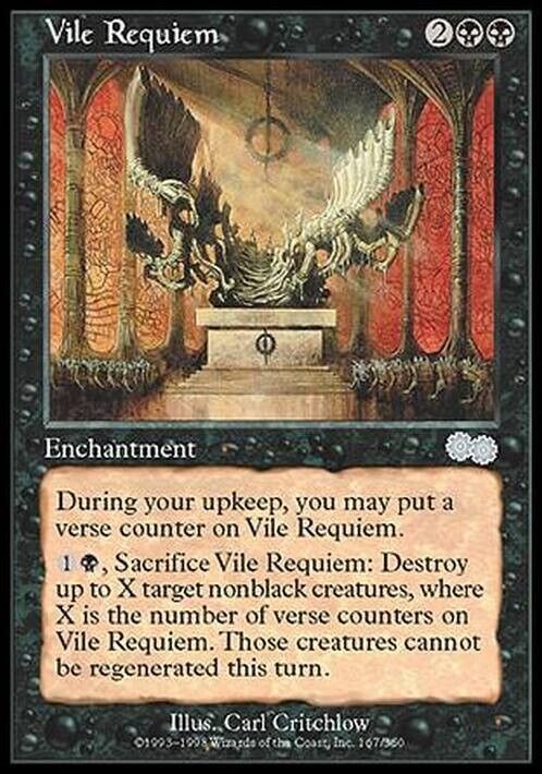 Vile Requiem ~ Urza's Saga [ Excellent ] [ Magic MTG ] - London Magic Traders Limited