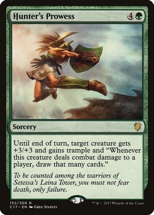 Hunter's Prowess ~ Commander 2017 [ Excellent ] [ Magic MTG ] - London Magic Traders Limited