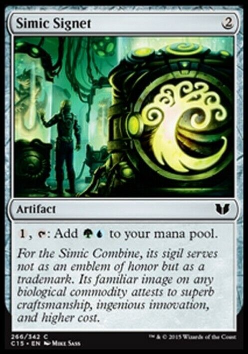 Simic Signet ~ Commander 2015 [ Excellent ] [ Magic MTG ] - London Magic Traders Limited