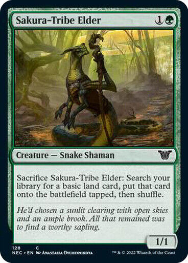 Sakura-Tribe Elder ~ Commander: Kamigawa: Neon Dynasty [ NearMint ] - London Magic Traders Limited