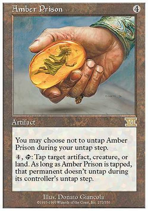 Amber Prison ~ Sixth Edition [ Excellent ] [ Magic MTG ]