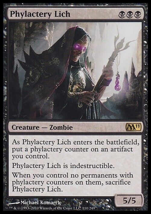 Phylactery Lich ~ Magic 2011 [ Excellent ] [ Magic MTG ] - London Magic Traders Limited