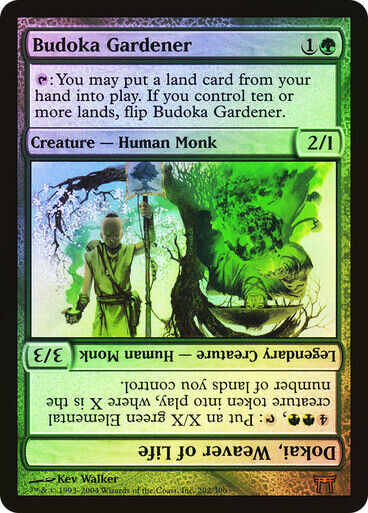 FOIL Budoka Gardener ~ Champions of Kamigawa [ MODERATELY PLAYED ] [ Magic MTG ] - London Magic Traders Limited