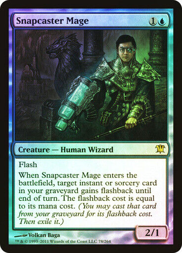 FOIL Snapcaster Mage ~ Innistrad [ NearMint/Excellent+ ] [ Magic MTG ] - London Magic Traders Limited