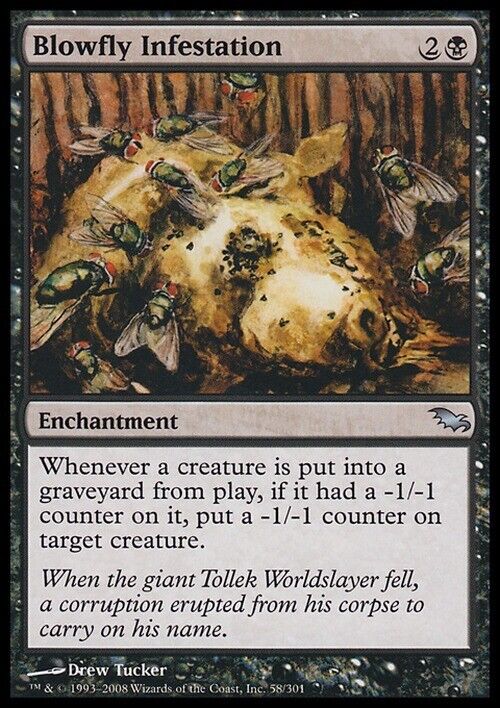 Blowfly Infestation ~ Shadowmoor [ Excellent ] [ Magic MTG ] - London Magic Traders Limited